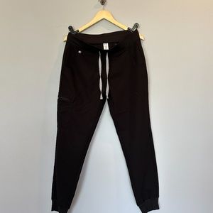 FIGS Zamora High Waisted Jogger Style Scrub Pants for Women — Slim Fit, 6 Pocket